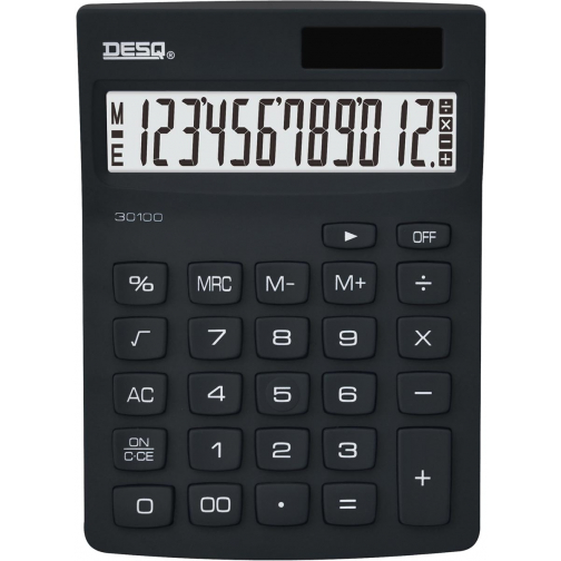 Desq bureaurekenmachine New Generation Compact 30100, zwart